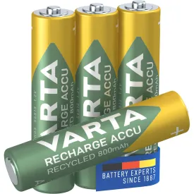 varta-1x4-recycled-aaa-micro-800mah-ni-mh-rechargeable-battery