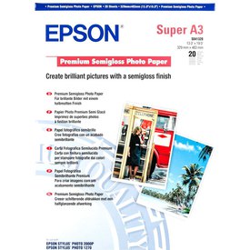 255G/M² 20FNS EPSON C13S041316 Papier Photo Premium A3 