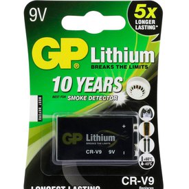 Gp batteries 9V CR-V9 Για μπαταρίες ανιχνευτή καπνού