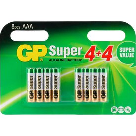 Gp batteries アルカリ性 バッテリー 1.5V AAA Micro LR03