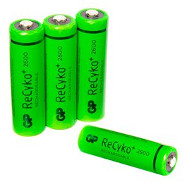 Gp batteries Batterier Med Hög Kapacitet ReCyko NiMH AA 2600mAh