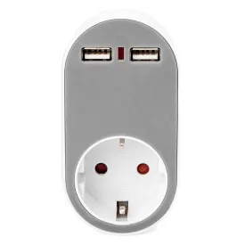 digitus-通用插座适配器-2xusb-a