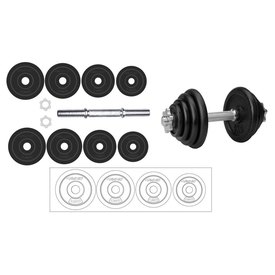Avento Haltère 8 Weight Plate Set