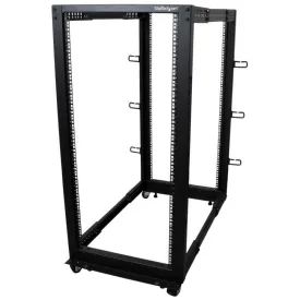 startech-rack-25u-adjustable-depth-open-frame-机架支持