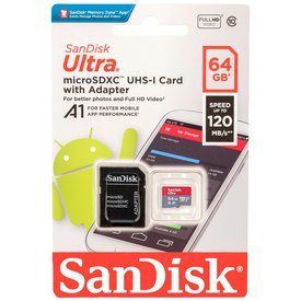 Sandisk Ultra Micro SDXC A1 64GB Memory Card