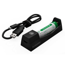 Led lenser Cargador Battery Lition 14500 MH3/MH5