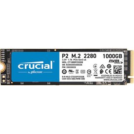 Crucial P2 1TB 3D Nand NVME PCIe M.2 SSD Festplatte