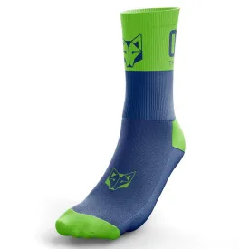 otso-chaussettes-multi-sport-medium-cut-electric-blue-fluor-green