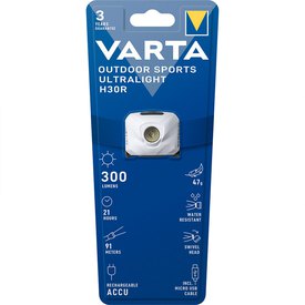 Varta Outdoor Sports Ultralight H30R Recargable Koplamp
