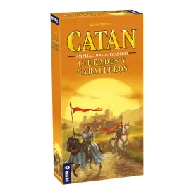 devir-catan:-steden-en-ridders-uitbreiding-voor-5-6-spelers-bordspel