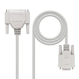 nanocable-db9-h-db25-m-1.8-m-cable