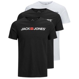 Jack & jones Maglietta A Maniche Corte Corp Logo 3 Pack