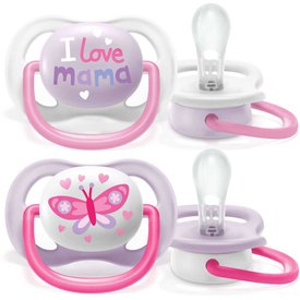Philips avent Ultra Air Collection Happy Pacifiers X2