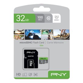 Pny MicroSDHC 32GB Class 10 With Adapter Memory Card