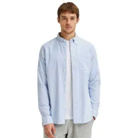 selected-regrick-oxford-flex-长袖衬衫