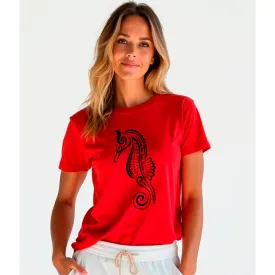 kruskis-seahorse-tribal-kvinners-t-skjorte-med-korte-ermer