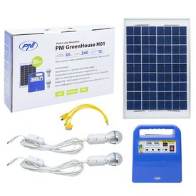 PNI Système Solaire Photovoltaïque GreenHouse H01