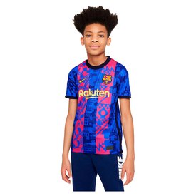 Nike Tredje Junior Kortærmet T-shirt FC Barcelona 21/22 Stadium