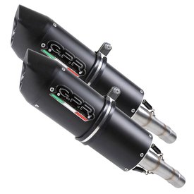 GPR Exhaust Systems Silenciador Doble Slip On Furore Dorsoduro 900 17-20 Euro 4 No Homologado