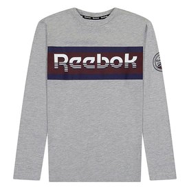 Visita lo Store di ReebokReebok Camiseta Big INTL L/S Maglietta a Maniche Lunghe Bambini e Ragazzi 