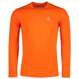 Orange Sports Outdoors Breathable Haglofs Mens L.I.M Mid Roundneck Top 