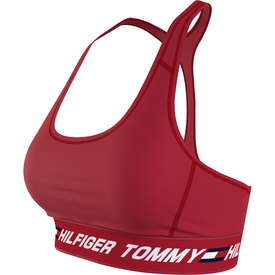 TOMMY SPORT Tommy Hilfiger Sport Logo Bra Grey Ladies Size UK 12 M *REF33 