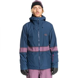 Details about   New Quiksilver DryFlight 10K Ski Snow rain waterproof hooded Jacket coat 