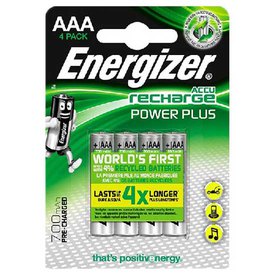 Energizer Oppladbare Batterier HR03 700MaH AAA 4 Enheter
