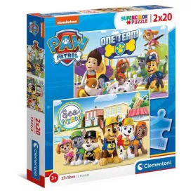 clementoni-파우-패트롤-:팀-퍼즐-2x20-조각