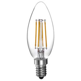 Edm LED-Filament-Kerzenbirne E14 4W 550 Lumens 3200K