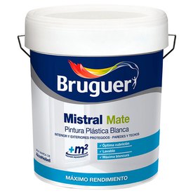 Bruguer 5056360 Interior And Exterior Plastic Paint 4L