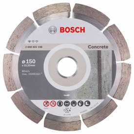 Bosch DIA-TSダイヤモンドディスク 150x22.23 Mm