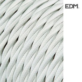 Edm Rollo Cable Textil Trenzado 2x0.75 mm 5 m