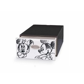 Domo pack living Cassetto Di Plastica Mickey Minnie 40x28x15 Cm