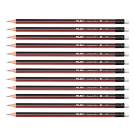 milan-지우개가-달린-연필-2.2-mm-12-단위