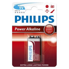 Philips Batteria Alcalina 6LR61 9V
