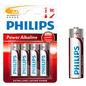 Philips Batteria Alcalina IR06 AA 4 Unità