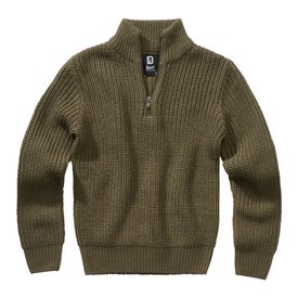 Brandit Marine Troyer Stehkragen Sweater
