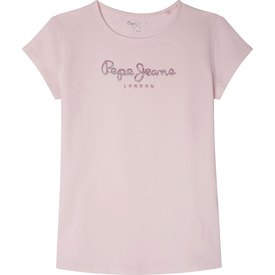 Pepe jeans Hana Glitter Short Sleeve T-Shirt