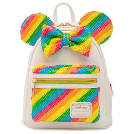 Loungefly Minnie Rainbow Bag 26 cm