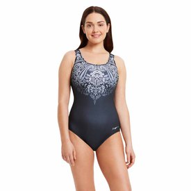 Details about   Womens Zoggs Coogee Sonicback Swimsuit Sporty Style Ultra Soft Swimwear 