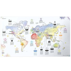 Awesome maps Yoga Map Illustrated World Map For Yoga Enthusiasts