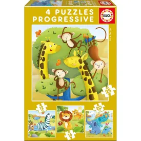 educa-borras-12-16-wild-animals-puzzle-20-25-pieces