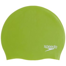 Speedo Swim Cap Adult Solid Silicone Sport Neon Yellow Ages 15 for sale online 
