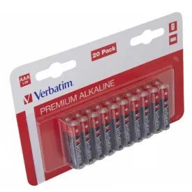 verbatim-20-aaa-alkaline-batterij