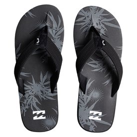 SALE.BILLABONG MENS FLIP FLOPS.NEW ALL DAY THEME ARCH SUPPORT GREY THONGS S20 8 