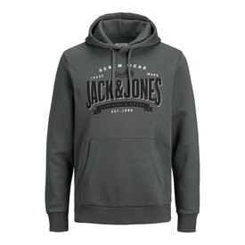 Jack and Jones Logo Sudadera con capucha con cremallera para hombre Caballeros Zip Hoody Con Capucha De Longitud Completa 