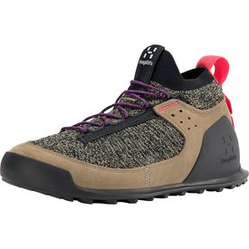 Haglofs Womens Gram Trail Shoes Black Purple Sports Outdoors Breathable 