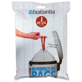 Brabantia Sac poubelle BRABANTIA poubelle compostable perfecfit 6L x10 