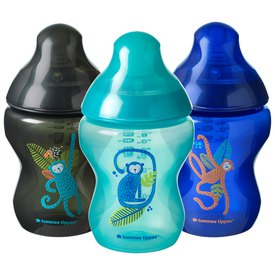 Tommee tippee 3X 260ml Jungle Zuigfles